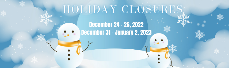 Holiday closures